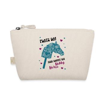 Hobby Horse Pferd Mit Stock Horsing Steckenpferde - Bio-Täschchen - Natur - Vorne
