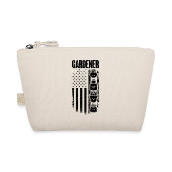 Gardener US Flag Landscaping Hobby Gardener - Organic Pouch - nature - Front
