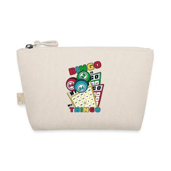 Bingo Is My Thingo Caller Daubers Professional - Organic Pouch - nature - Front