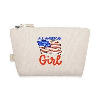 4. Juli USA Amerika Flagge - Bio-Täschchen - Natur - Vorne