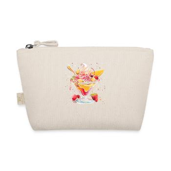 Ice cream sundae graphic - Organic Pouch - nature - Front