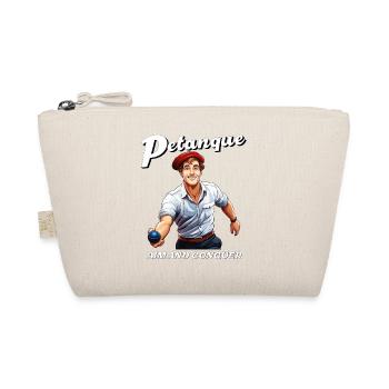 PETANQUE AIM AND CONQUER - Bio-Täschchen - Natur - Vorne