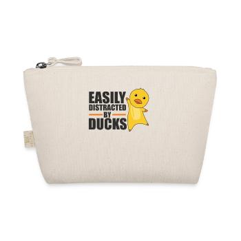 Easily distracted by ducks - cute duck - Organic Pouch - nature - Front