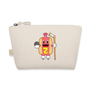Hotdog Eishockey Eishockeyschläger - Bio-Täschchen - Natur - Vorne