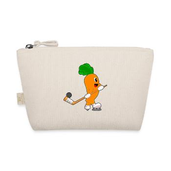 Karotte Eishockey Eishockeyschläger - Bio-Täschchen - Natur - Vorne