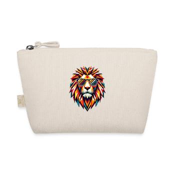 Géométrique Cool Polygon Lion Lunettes de soleil Art graphique - Trousse biologique - nature - Devant