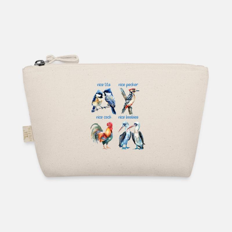 Funny birds named Nice birds Organic Pouch
