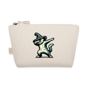 Dabbing Witches Cat Dabbing Pet Creepy - Organic Pouch - nature - Front