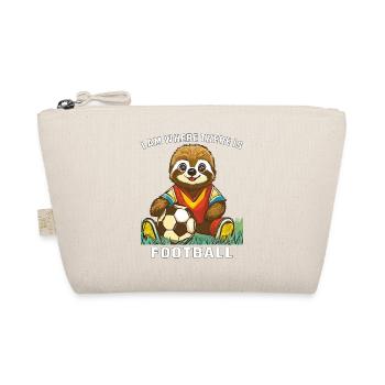 FAULTIER I AM WHERE THERE IS FOOTBALL - Bio-Täschchen - Natur - Vorne