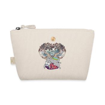 maritime bunny sailor suitcase vacation travel vacation - Organic Pouch - nature - Front