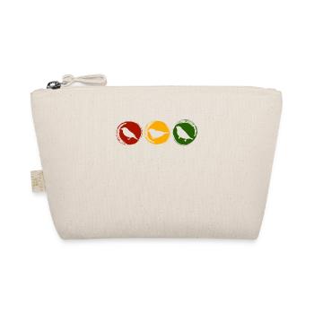 Rastafari Music Vibes Only Rasta Jamaica Reggae - Organic Pouch - nature - Front