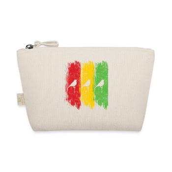 Rastafari Music Vibes Only Rasta Jamaica Reggae - Organic Pouch - nature - Front