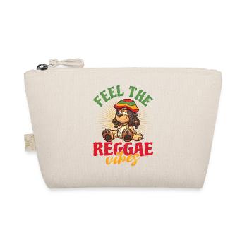 Rastafari Music Vibes Only Rasta Jamaica Reggae - Organic Pouch - nature - Front