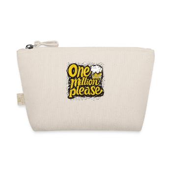 One Million Beers Please Design for Beer Lovers - Organic Pouch - nature - Front