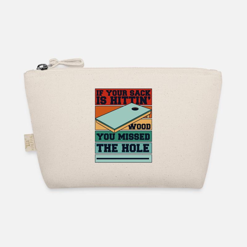 Du hast das Loch verpasst Sitzsack Spielbretter Cornhole Bio-Täschchen