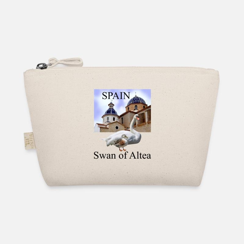 Ornate swans and Spanish architecture Organic Pouch