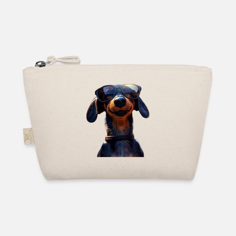 Dackel Dachshund Zwergdackel Dackelclub Teckel - Bio-Täschchen - Natur