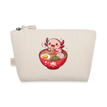 Cute Axolotl Ramen - Bio-Täschchen - Natur - Vorne