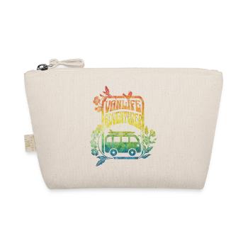 Vanlife - rainbow colour flowers - Organic Pouch - nature - Front