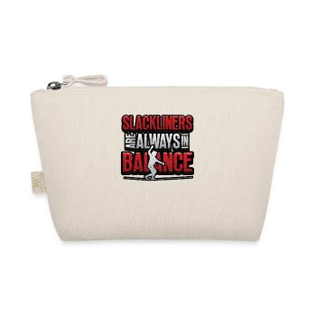 Slackliners Are Always In Balance - Organic Pouch - nature - Front