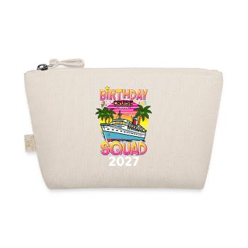 Anniversaire Croisière Squad 2027 - Trousse biologique - nature - Devant
