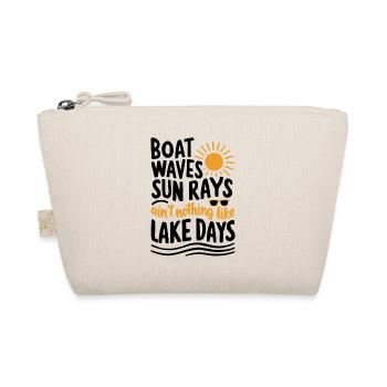 Bateau, vagues, rayons de soleil, journées en mer, été, vacances - Trousse biologique - nature - Devant