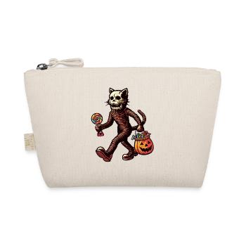 Chat zombie mort-vivant Halloween - Trousse biologique - nature - Devant