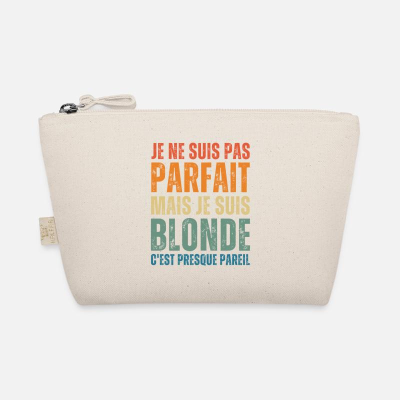Je ne suis pas parfaite mais blonde Trousse biologique