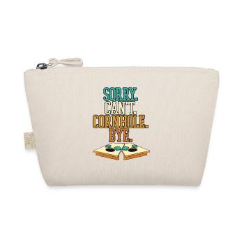 Sorry Can’t Cornhole Bye Bean Bag Plateaux de jeu - Trousse biologique - nature - Devant