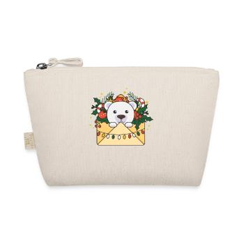 Polar Bear Christmas Letter Winter Animals Polar Bears - Organic Pouch - nature - Front