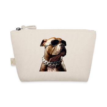 Pitbull Bulldogge Pittie American Pitbull Terrier - Bio-Täschchen - Natur - Vorne