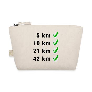 Marathon Checkliste - Bio-Täschchen - Natur - Vorne