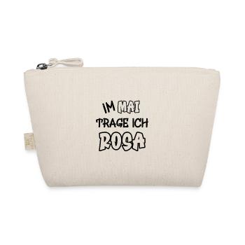 En mai, je porte du rose en disant couleur rose - Trousse biologique - nature - Devant