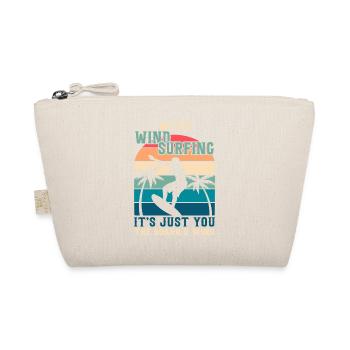 In windsurfing, there is only you, the board and wind - Organic Pouch - nature - Front