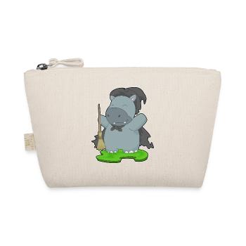 Hippopotame Sorcière d’Halloween - Trousse biologique - nature - Devant