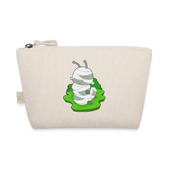 Chenille Momie d’Halloween - Trousse biologique - nature - Devant