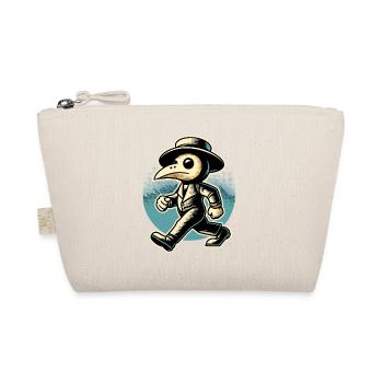 Retro Vintage Cartoon Halloween Kostüm Deko - Bio-Täschchen - Natur - Vorne