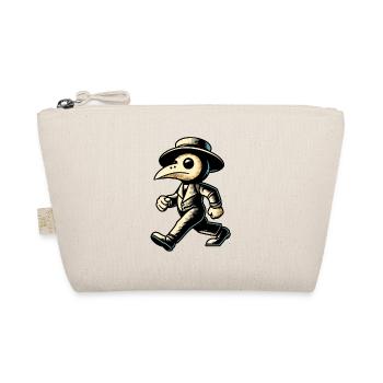 Retro Vintage Cartoon Halloween Kostüm Deko - Bio-Täschchen - Natur - Vorne