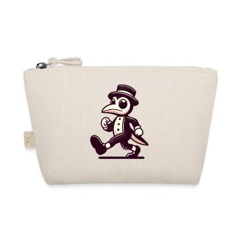 Retro Vintage Cartoon Halloween Kostüm Deko - Bio-Täschchen - Natur - Vorne