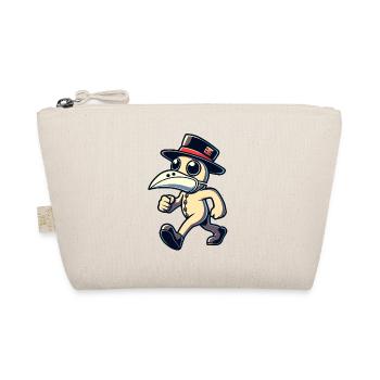 Retro Vintage Cartoon Halloween Kostüm Deko - Bio-Täschchen - Natur - Vorne