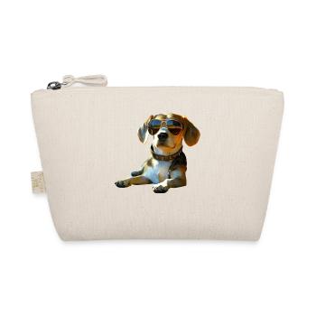 Beagle Welpe Beagles Süßer Hund English Beagle - Bio-Täschchen - Natur - Vorne