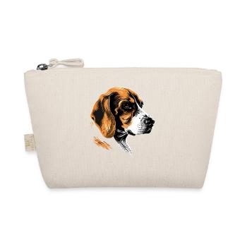 Beagle Welpe Beagles Süßer Hund English Beagle - Bio-Täschchen - Natur - Vorne