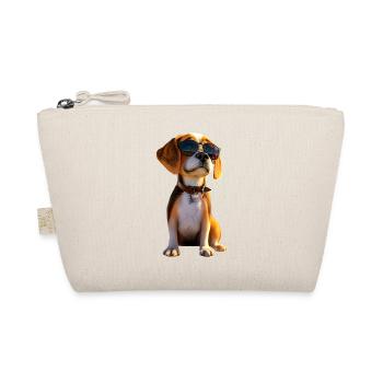 Beagle Welpe Beagles Süßer Hund English Beagle - Bio-Täschchen - Natur - Vorne