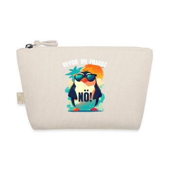 Before you ask: Nope! Funny Penguin Sarcasm - Organic Pouch - nature - Front