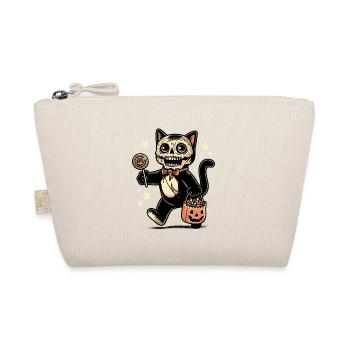 Chat zombie mort-vivant Halloween - Trousse biologique - nature - Devant
