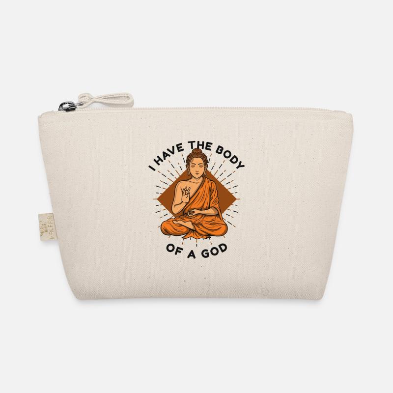 Ich habe den Körper einer buddhistischen Gott-Symbol-Statue Bio-Täschchen