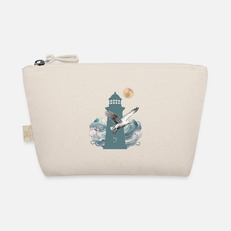 maritim Leuchtturm Leuchttürme Möwe Bio-Täschchen