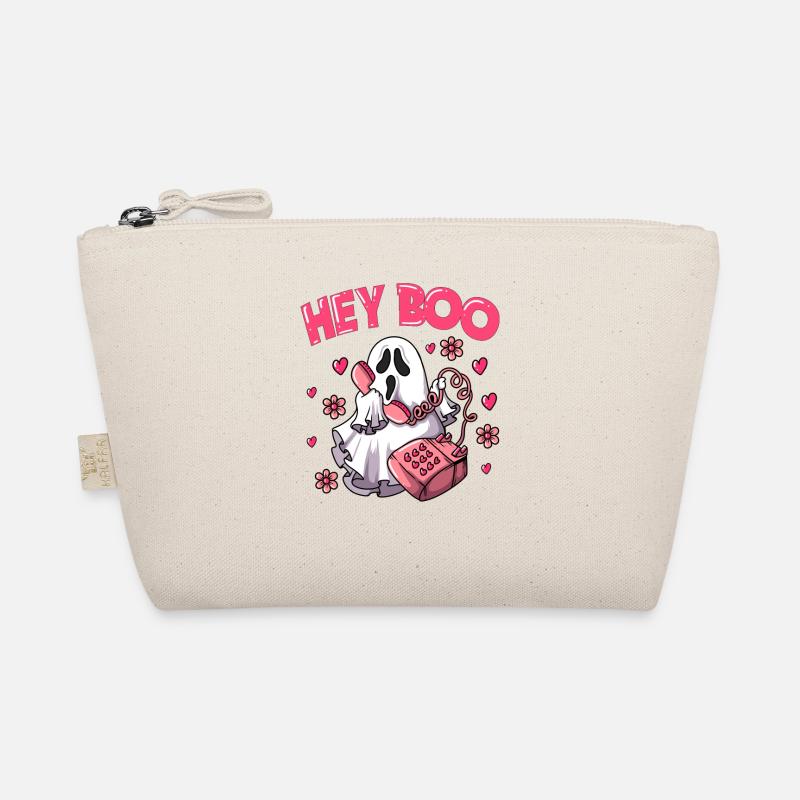 Ghost Pun Ghost Says Hey Boo Halloween Trousse biologique