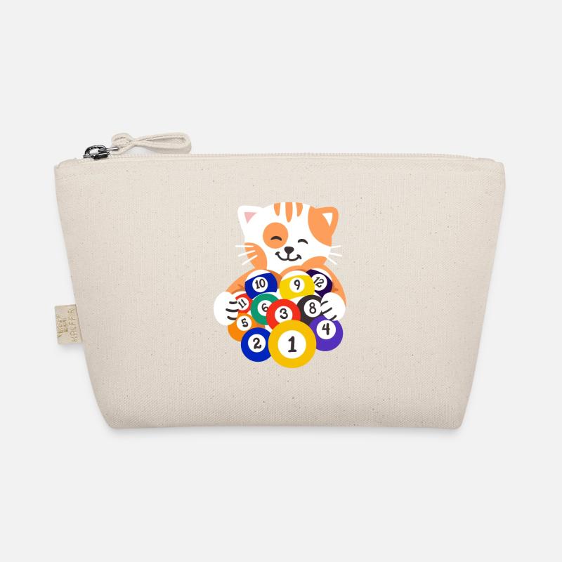 Billard Billardspieler Katze Bio-Täschchen