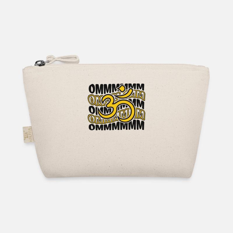 Ommmm Buddhistisches Symbol Statue Priester Buddhismus Bio-Täschchen